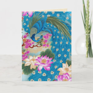 Carte Lotus du paon