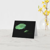 Carte Lotus Feuilles (Fleur jaune)