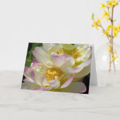 Carte Lotus Flower Duet (Fleur jaune)