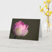 Carte Lotus Rose (Fleur jaune)