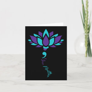 Carte Lotus You Problème Prévention Suicide Sensibilisat
