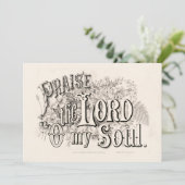 Carte Louange le Seigneur de mon âme | Courrier & Ives (Debout devant)