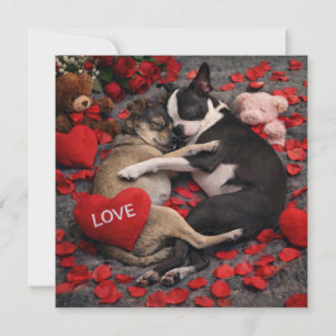 Carte Louie & Luna vous souhaitent une bonne Saint-Valen