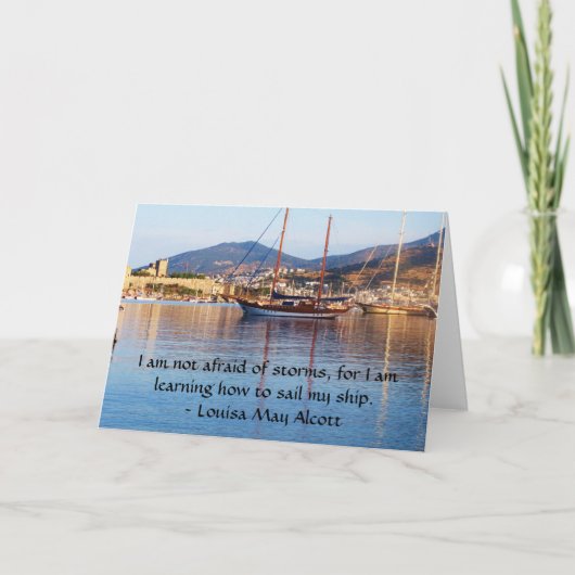 Carte Louisa May Alcott a inspiré QUOTE (Devant)