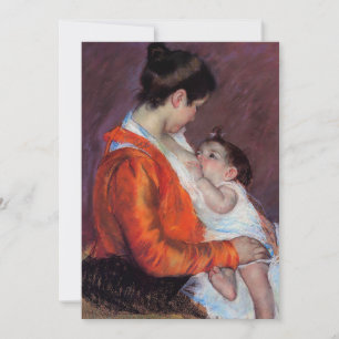 Carte Louise Nuring Son Enfant Mary Cassatt