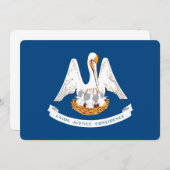 Carte Louisiana State Flag Design (Devant / Derrière)