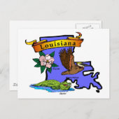 Carte Louisiane (Devant / Derrière)