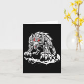 Carte Loup Black Jacob Fatu (Fleur jaune)