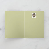 Carte Loup d'anniversaire, loups et citation, animal, (Intérieur)