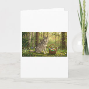 Carte Loup de Pâques