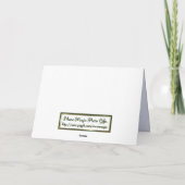 Carte Loup d'hiver 2 (Dos)