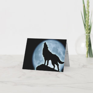 Carte Loup hurlant