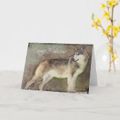 Carte Loup solitaire à BD (Fleur jaune)