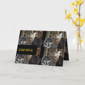 CARTE LOUPS (Fleur jaune)