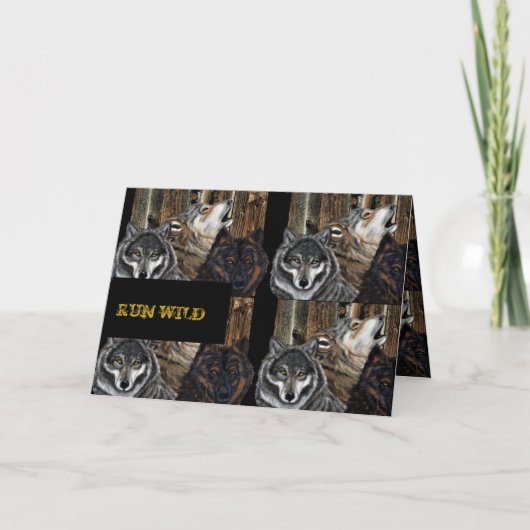CARTE LOUPS (Devant)