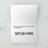 Carte Loups-garous et fantômes à l'Halloween d'un châtea (Intérieur)