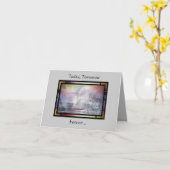 Carte Loups pour toujours (Fleur jaune)