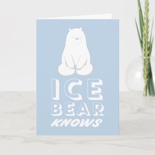Carte L'Ours De Glace Connaît (Devant)