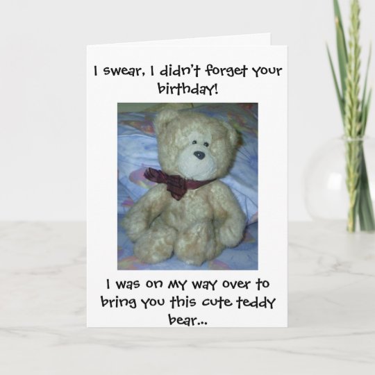 Carte L Ours De Nounours Indique Le Joyeux Anniversaire Zazzle Be