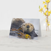 Carte Loutre de mer de la Californie (Fleur jaune)