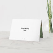 Carte Loutre drôle d'enfant pour la Saint-Valentin anima (Dos)