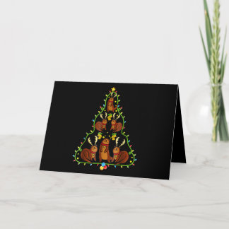 Carte Loutre Noël Gratuit Amoureux de la loutre de Noël