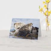 Carte Loutres de mer de la Californie (Fleur jaune)