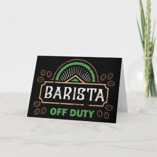 Carte Louveur de café Barista Louveur de café