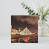 Carte Louvre, Paris, France, photo pittoresque, (Debout devant)