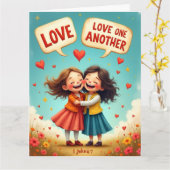 Carte Love-Add your special message  (Fleur jaune)