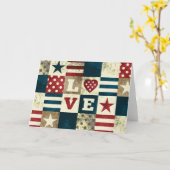 Carte Love America (Fleur jaune)