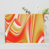 Carte Love and Gold Abstrait 3D Rainbowart (Debout devant)