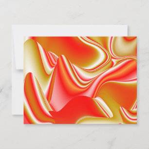 Carte Love and Gold Abstrait 3D Rainbowart