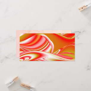 Carte Love and Gold Abstrait 3D Rainbowart