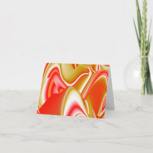 Carte Love and Gold Abstrait 3D Rainbowart