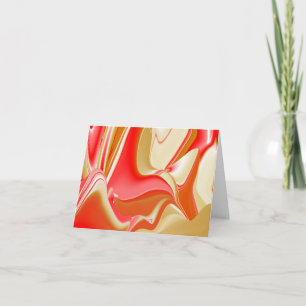 Carte Love and Gold Abstrait 3D Rainbowart