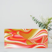 Carte Love and Gold Abstrait 3D Rainbowart (Debout devant)