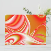 Carte Love and Gold Abstrait 3D Rainbowart (Debout devant)