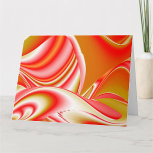 Carte Love and Gold Abstrait 3D Rainbowart