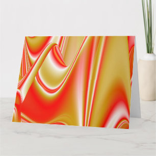 Carte Love and Gold Abstrait 3D Rainbowart