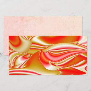 Carte Love and Gold Abstrait 3D Rainbowart