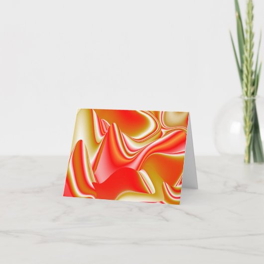 Carte Love and Gold Abstrait 3D Rainbowart (Devant)