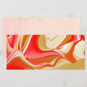 Carte Love and Gold Abstrait 3D Rainbowart