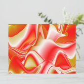 Carte Love and Gold Abstrait 3D Rainbowart (Debout devant)