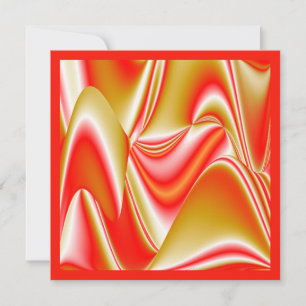 Carte Love and Gold Abstrait 3D Rainbowart