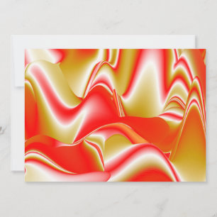 Carte Love and Gold Abstrait 3D Rainbowart