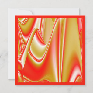 Carte Love and Gold Abstrait 3D Rainbowart