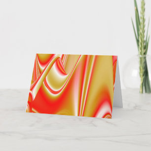 Carte Love and Gold Abstrait 3D Rainbowart