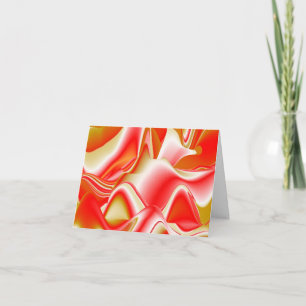Carte Love and Gold Abstrait 3D Rainbowart