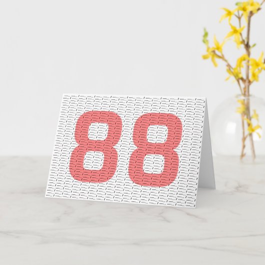 Carte Love and Kisses Morse Code (Fleur jaune)